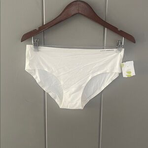 NWT Lucky Brand Bikini Panty Soft White Large Clean Girl Sissy Feminine Neutral